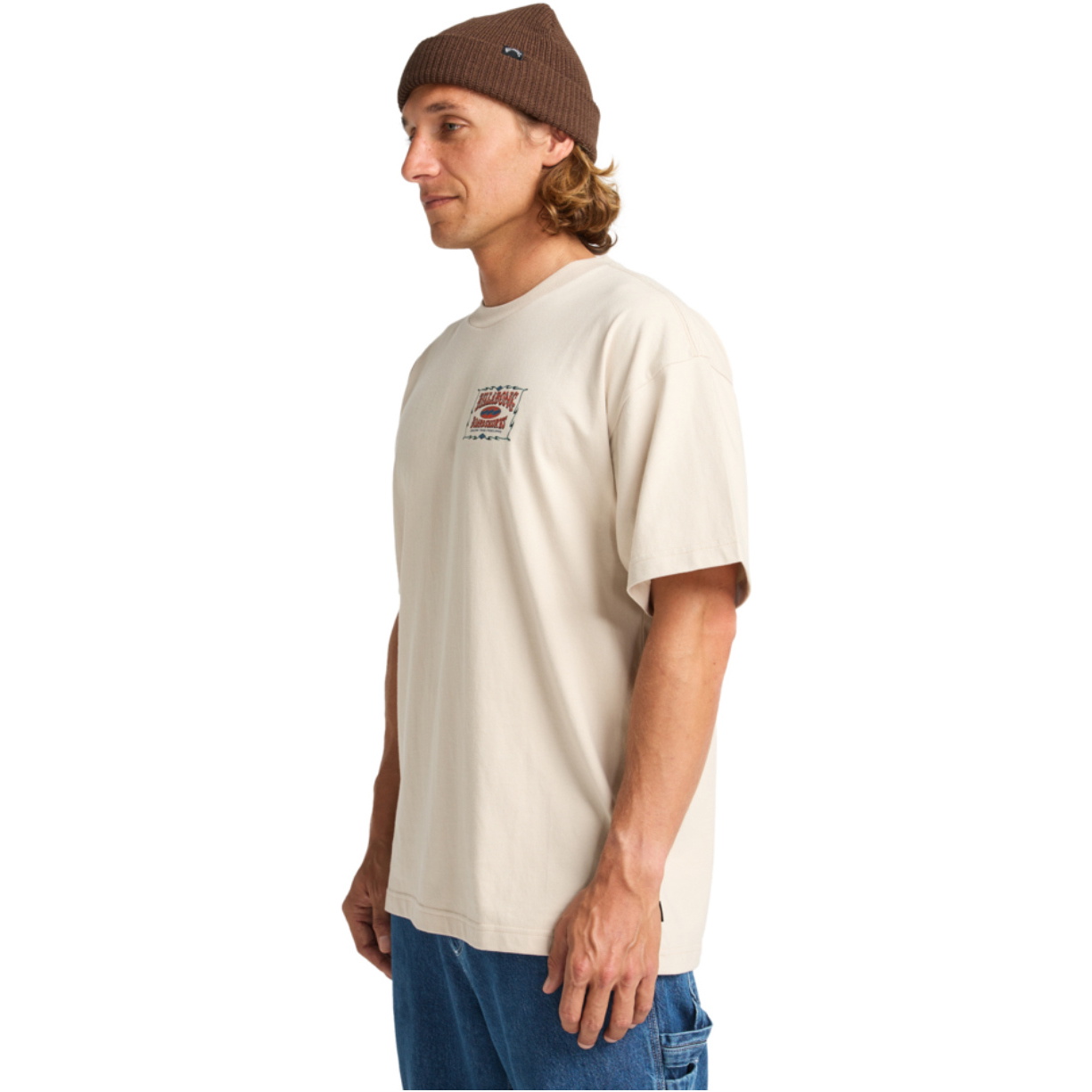 2025 Billabong Mens Double Spread OG T-Shirt 24A353518 - Chino